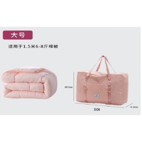 Japan Style Travel Duffel Luggage Beg - Light Blue - Image 4