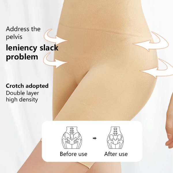 Girdle High Waist Slimming Pants Seamless Shapewear Korset Panties 612 - Skin