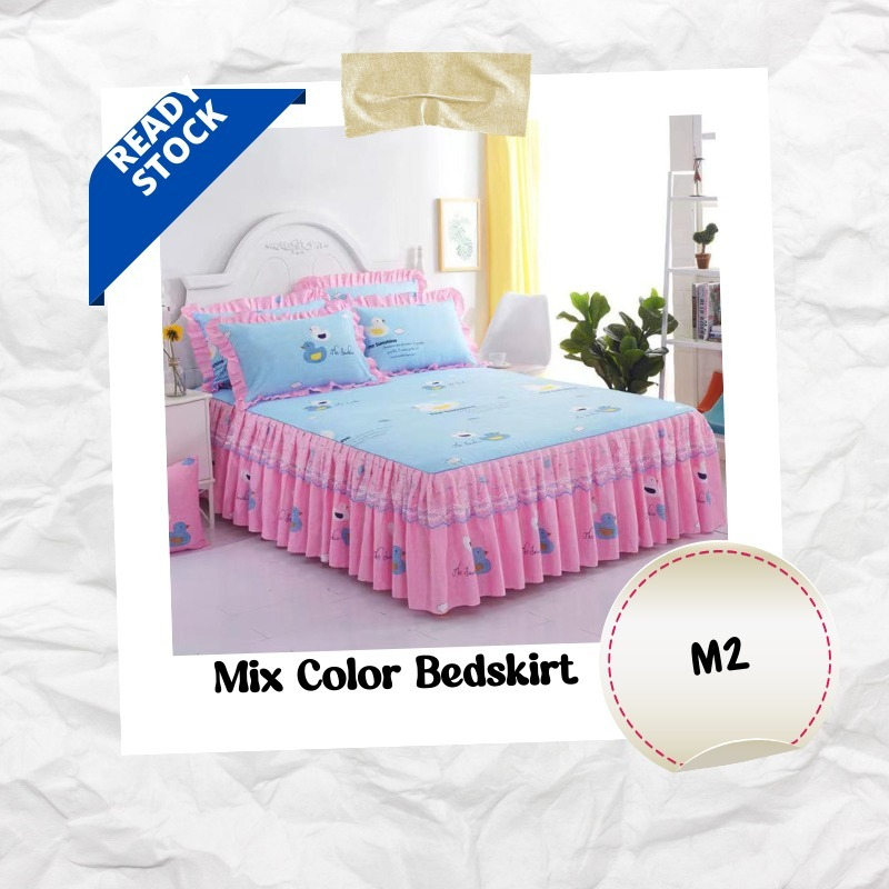 3 -in-1 Set Queen Size Ropol Bedsheet - M2 - Image 1