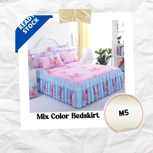 3 -in-1 Set Queen Size Ropol Bedsheet - M5