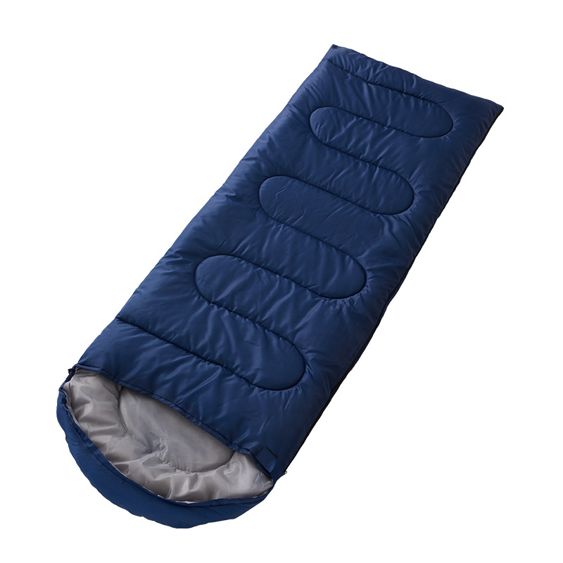 Portable Waterproof Sleeping Bag Camping Portable Bed Outdoor Warm for Outdoor Camping Hiking Travel - Navy Blue - Image 1