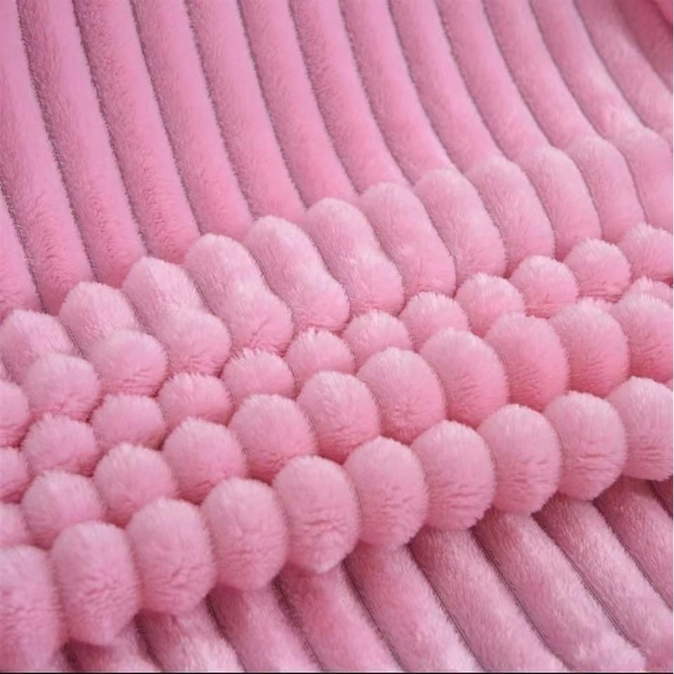 Big Size Flannel Velvet Plush Throw Blanket Sofa Silky And Comfortable Blanket - Beige - Image 8