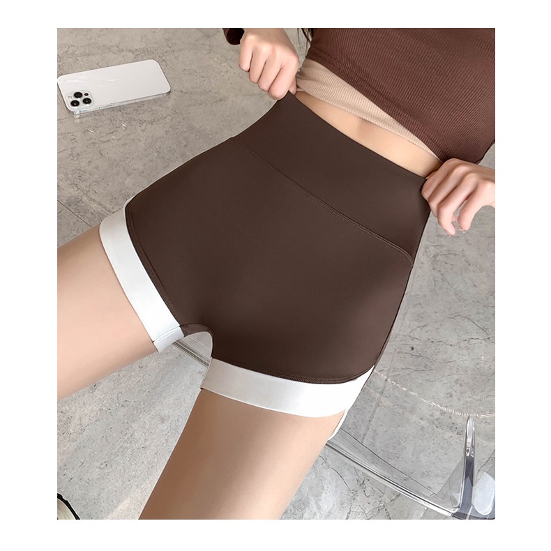 SUPERFLOWER Comfortable High Waist Sharkskin Hot Shorts for Women Perfect for Yoga Running Outdoors - Green - Image 4