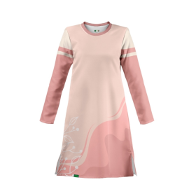 Summer Women's Casual Sports Shirt Long Sleeved Muslimah - W070107-TT11010-04 - Image 1