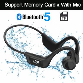 JS7 Wireless Earphones Bluetooth 5.1 Support TF Card MP3 - Black - Image 5