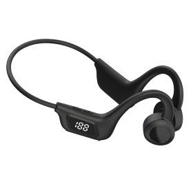 JS7 Wireless Earphones Bluetooth 5.1 Support TF Card MP3 - Black - Image 1