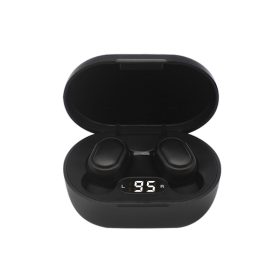 E7S TWS Wireless Headphones 5.0 Bluetooth Earphones Sound Headsets Sport Mini Earbuds - Black