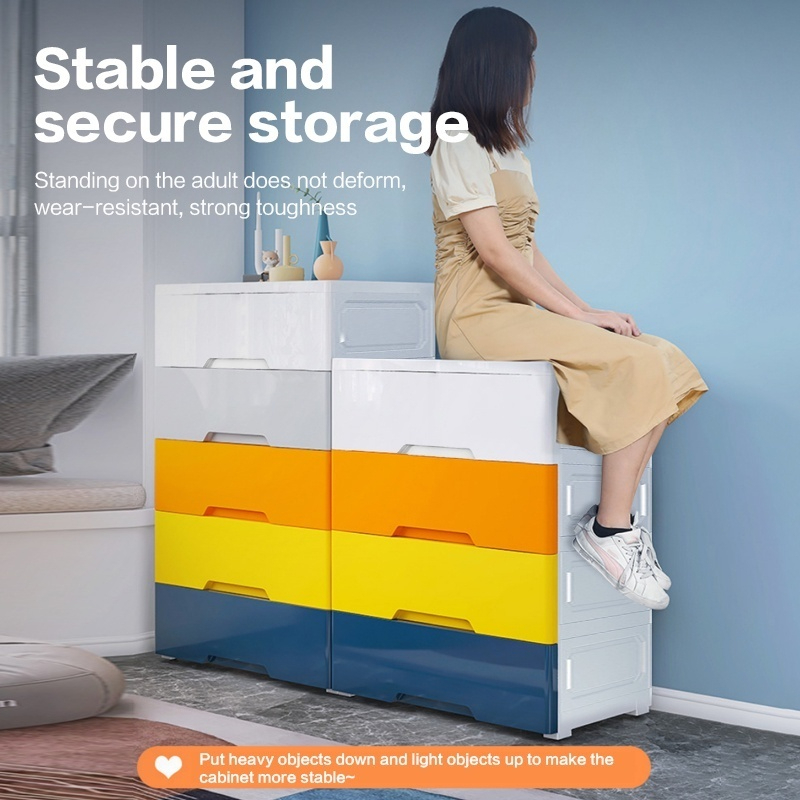 36cm 4 Layers Maracon Wide Durabox Drawer Clothes Storage Cabinet - Image 7