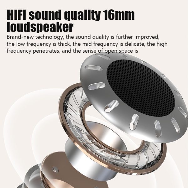 JS7 Wireless Earphones Bluetooth 5.1 Support TF Card MP3 - Black