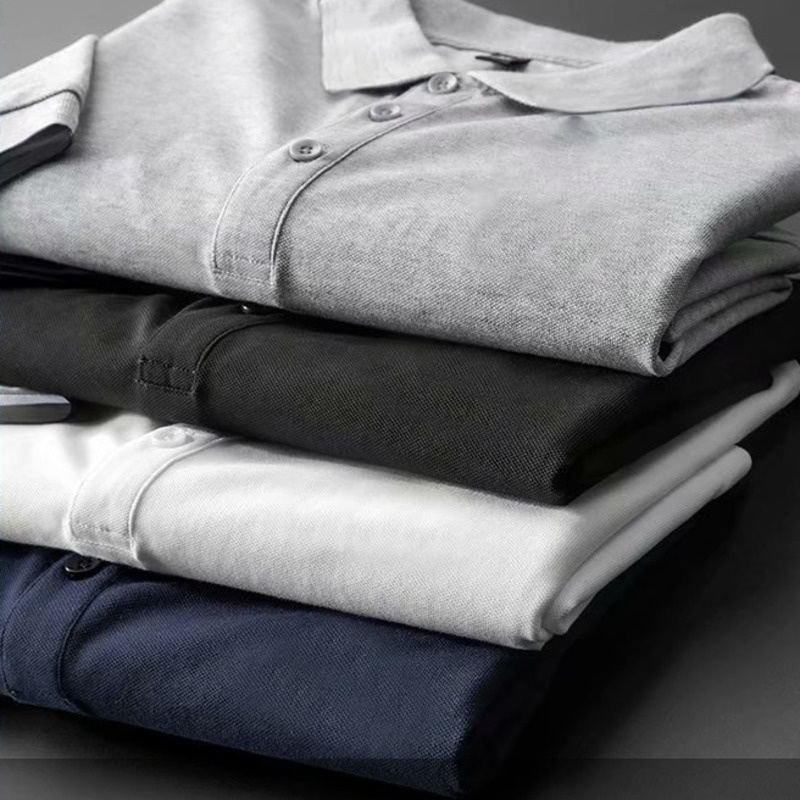 Mature Business Polo Shirts Men