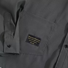 Summer Korean Style Fashion All Match Business Pocket Casual Tooling Three Quarter Sleeve Shirt Men Top - Green - Image 5