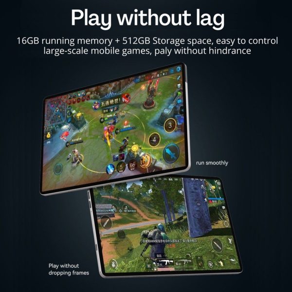 2024 5G Tablet Samsung Galaxy Tab P20 12" Tablet 16GB+512GB Learning Tablet for Online Classroom HD Tablet Android