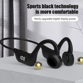 JS7 Wireless Earphones Bluetooth 5.1 Support TF Card MP3 - Black - Image 3