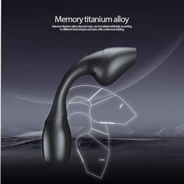 Monster Open Ear 200 Ear Clip Earphone Blutooth Earphone Bone Conduction Headphone Wireless Earphone Sports Headset IPX7 - Grey Silver