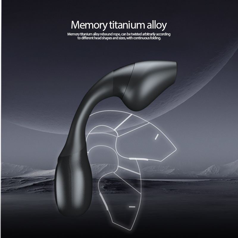 Monster Open Ear 200 Ear Clip Earphone Blutooth Earphone Bone Conduction Headphone Wireless Earphone Sports Headset IPX7 - Grey Silver - Image 3