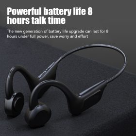 JS7 Wireless Earphones Bluetooth 5.1 Support TF Card MP3 - Black - Image 2