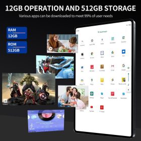 2024 5G Tablet Samsung Galaxy Tab P20 12" Tablet 16GB+512GB Learning Tablet for Online Classroom HD Tablet Android - Image 5