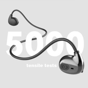 Air Conduction Headphone Wireless Bluetooth Earphones Bone Conduction Sports IPX8 Waterproof Headset Ear Hook - Black - Image 6