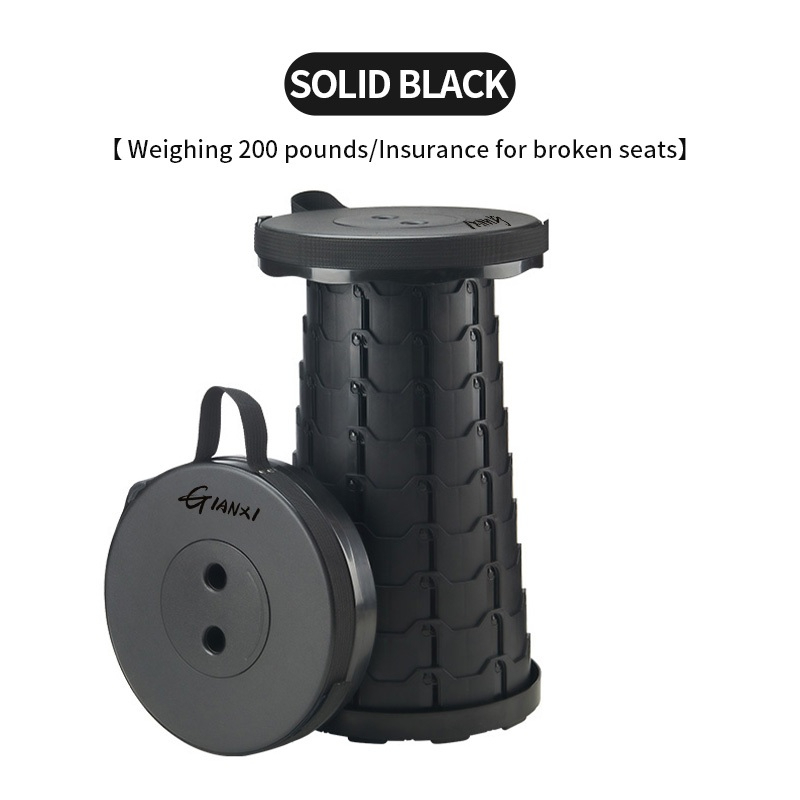 Outdoor Folding Retractable Stool Travel Dining Fishing Portable gaming