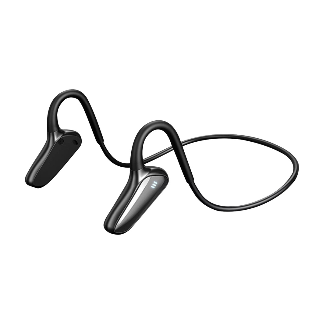 Sport Edition Wireless Bluetooth Headset Headphone Earphone Air Bone Conduction Running M-D8 Sweatproof On In Ear - Black - Image 1