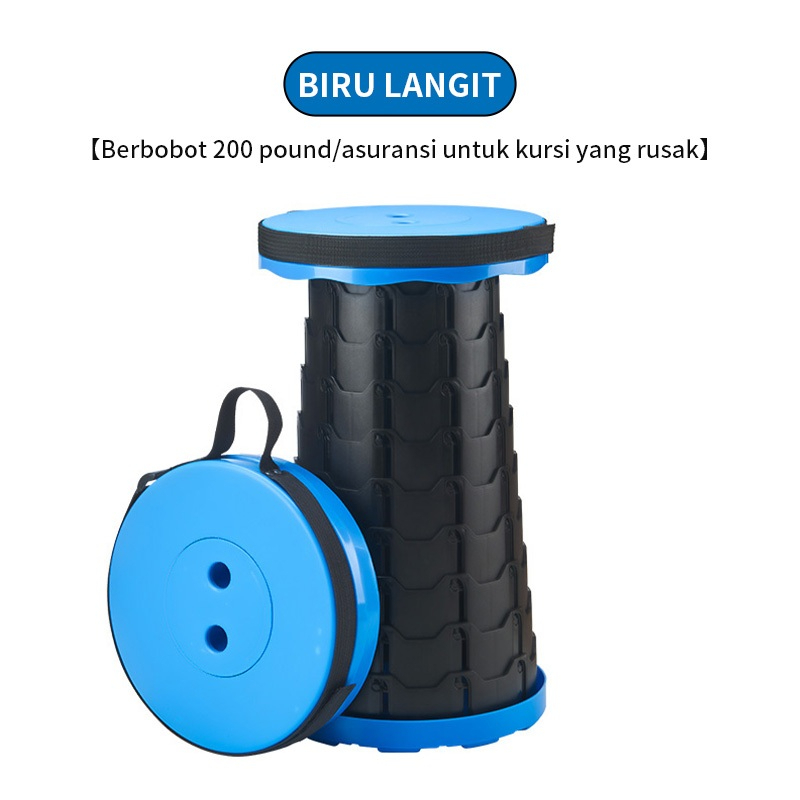 Outdoor Folding Retractable Stool Travel Dining Fishing Portable gaming