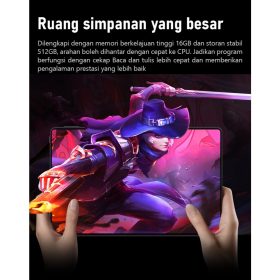 2024 Discount Tablet Galaxy Tab X95pro Tablet PC 10.8 Inches Smart Tablet PC Android Tablet PC Mugla Support SIM Card - Blue - Image 9