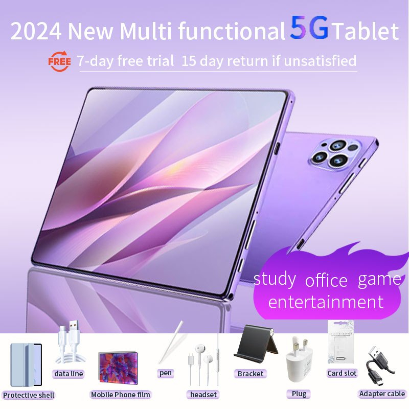 2024 Discount Tablet Galaxy Tab X95pro Tablet PC 10.8 Inches Smart Tablet PC Android Tablet PC Mugla Support SIM Card - Blue - Image 2