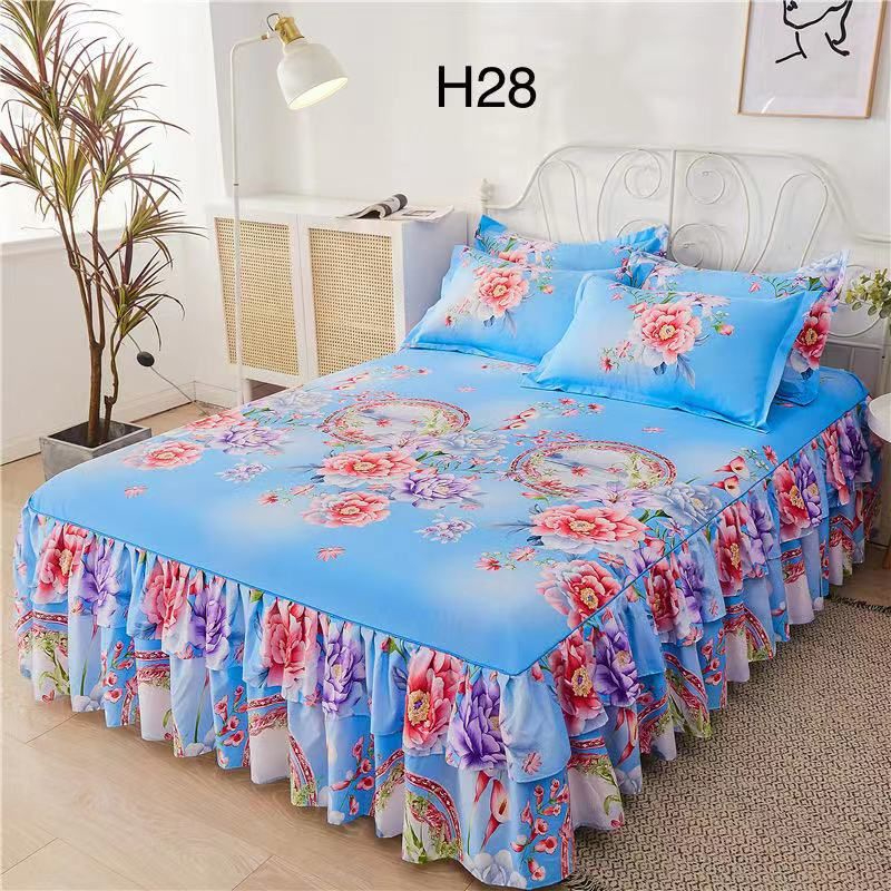 3-in-1 Queen Set Ropol Bedsheet - H28 - Image 1