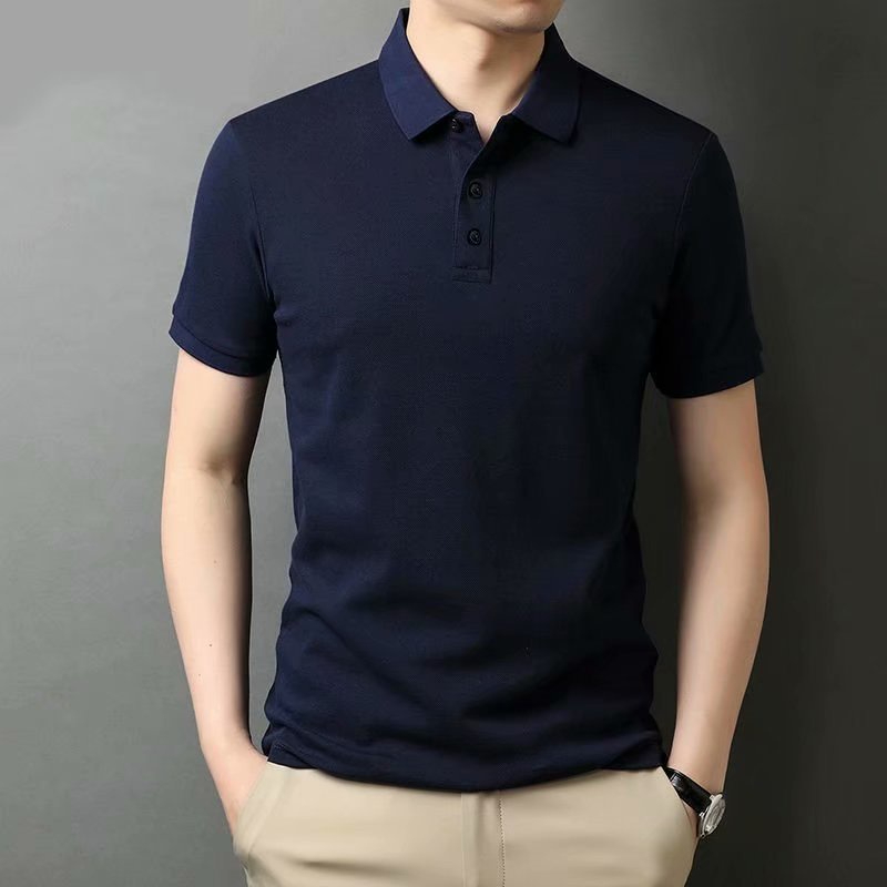 Mature Business Polo Shirts Men
