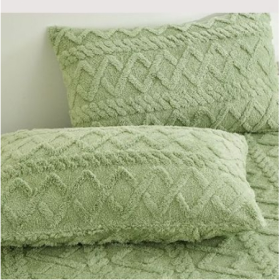 Bed Cover Sheet Taffeine Coral Fleece Milk Plus Flannel - Grey - Image 6