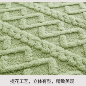 Bed Cover Sheet Taffeine Coral Fleece Milk Plus Flannel - Grey - Image 2