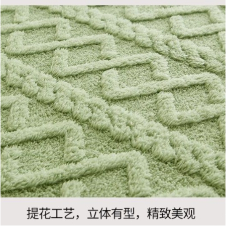 Bed Cover Sheet Taffeine Coral Fleece Milk Plus Flannel - Grey