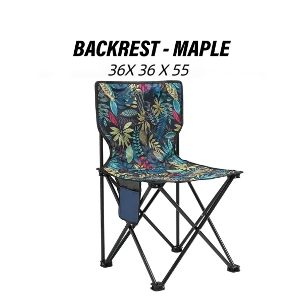 Folding Camping for Outdoor Beach Chair Folding Stool With Arm Hiking Chair Portable Fishing Beach Chair - Army Green