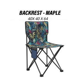 Folding Camping for Outdoor Beach Chair Folding Stool With Arm Hiking Chair Portable Fishing Beach Chair - Army Green - Image 1