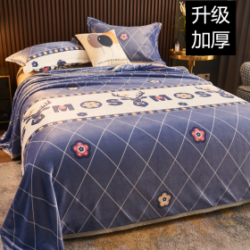 Soft Comforter Fluffy Fannel Fleece Blanket Printed - Deers - Image 1