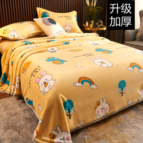 Soft Comforter Fluffy Fannel Fleece Blanket Printed - Dinosaurs - Image 1