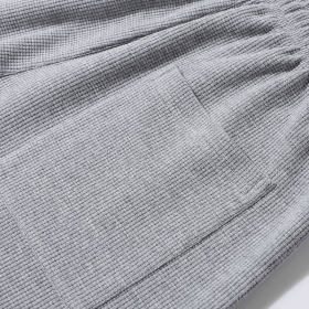 Men Casual Long Pants Cropped Trouser Drawstring Jogger Pant - Blue - Image 5