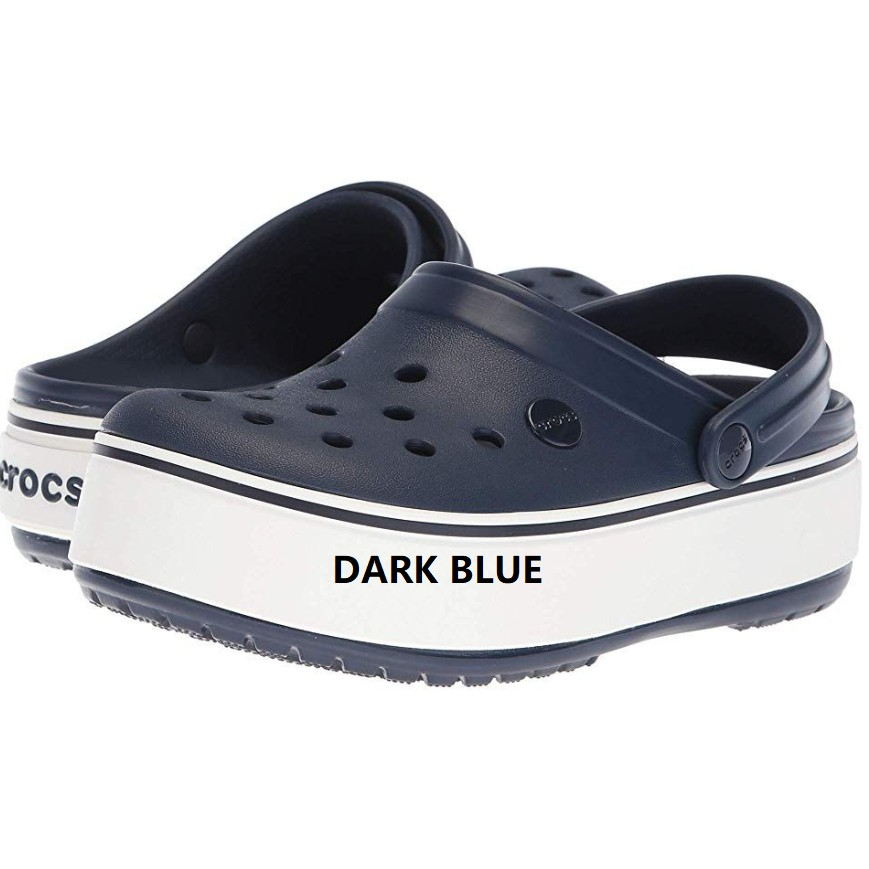 2023 Crocs Platform Clog Authentic - Dark Blue - Image 1