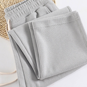Korean Style Men Fashion Long Trousers Unisex Couple Pants - Light Grey