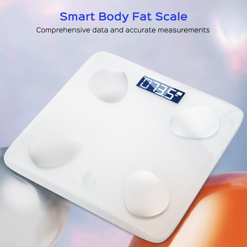 HAN RIVER Bluetooth Body Fat Scale Weight Scale High Accuracy LED Display - Image 2