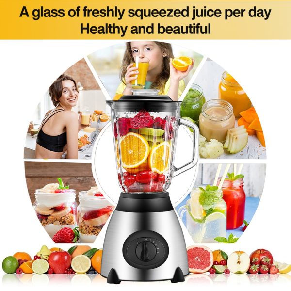 Panasonic Juice Blender Large Capacity Multi-Functional Ice crusher 5 Speed Variable Speed Fruit Blender