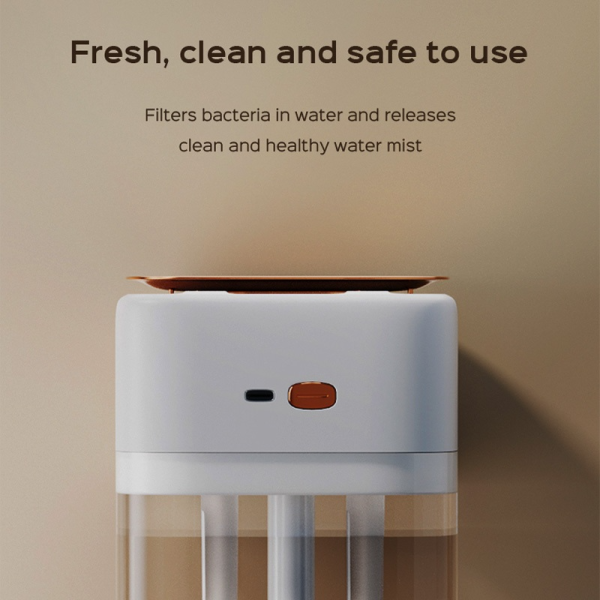HAN RIVER Air Humidifier 1300ML Double Spray Diffuser Essential Oil Aromatherapy Silent Household Air Purification