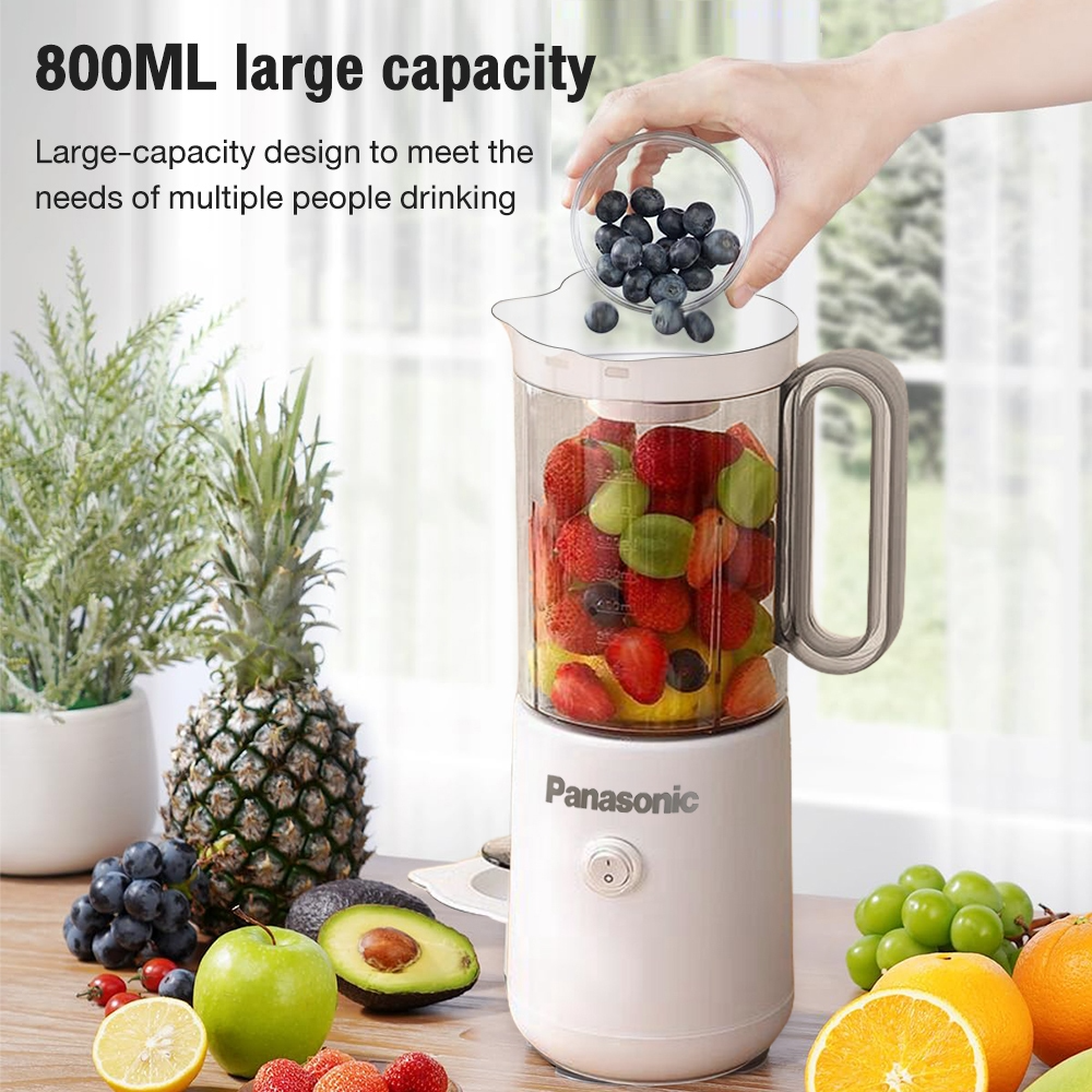 Panasonic Juice Extractor Fruit Blender Multifunctional Portable Home Blender Low Noise 800ML Juice Blender - Image 4