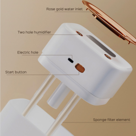 HAN RIVER Air Humidifier 1300ML Double Spray Diffuser Essential Oil Aromatherapy Silent Household Air Purification - Image 6