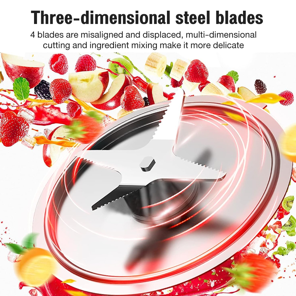 Panasonic Juice Extractor Fruit Blender Multifunctional Portable Home Blender Low Noise 800ML Juice Blender - Image 6