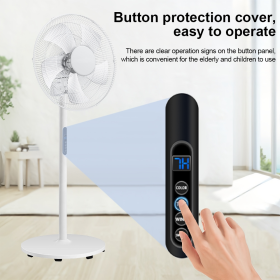 Panasonic Stand Fan Kipas Berdiri 5 Blades Silent Fan 16 Inch 3 Speed Control Home Office Smart Floor Fan - Image 2