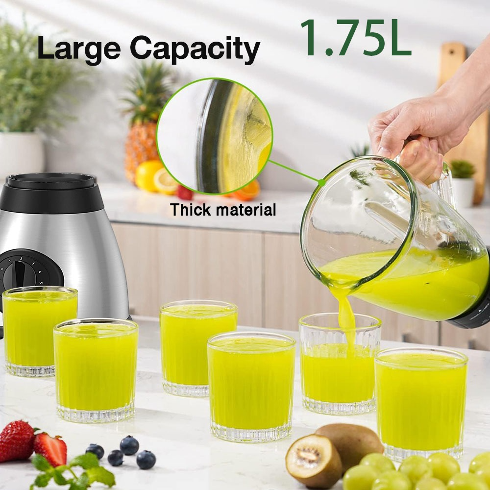 Panasonic Juice Blender Large Capacity Multi-Functional Ice crusher 5 Speed Variable Speed Fruit Blender - Image 5