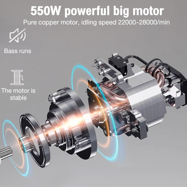 Panasonic Chopper Blender Stainless Steel Electric Food Chopper Meat Grinder Machine Mixer Food Processor - 2L