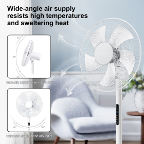 Panasonic Stand Fan Kipas Berdiri 5 Blades Silent Fan 16 Inch 3 Speed Control Home Office Smart Floor Fan - Image 3