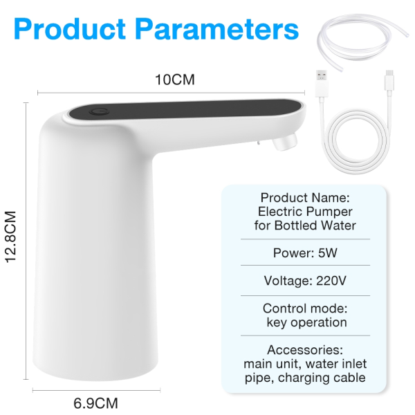 Panasonic Water Dispenser Pump Electric Water Pump Rechargeable Small Machine Portable Domestic Drinking